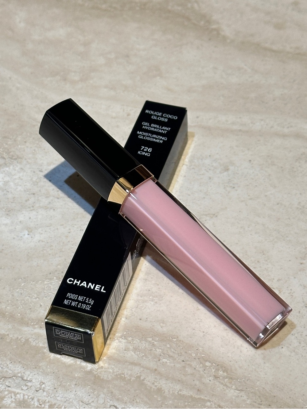 CHANEL ROUGE COCO GLOSS - 726 Icing
